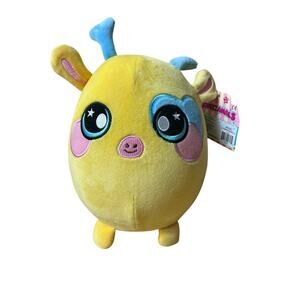 SQUEEZAMALS Plush Pet Gracie The Giraffe Yellow 10 Inch Safari Series 2 NEW